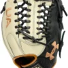 11.75 Inch Under Armour Genuine Pro 2.0 Cream/Black/Caramel Adult Infield Baseball Glove UAFGGP2-1175MT
