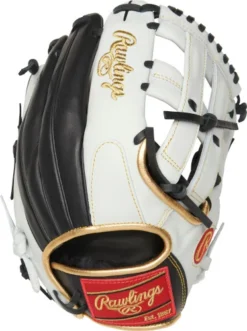 12.25 Inch Rawlings Encore EC1225-6BW Adult Outfield Baseball Glove