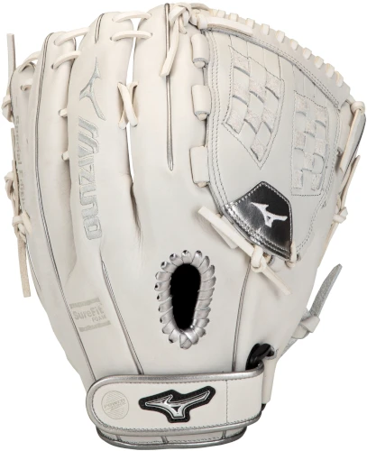 12.5 Inch Mizuno MVP Prime SE GMVP1250PSEF8-White/Silver Women's Fastpitch Softball Glove 1 12.5 Inch Mizuno MVP Prime SE GMVP1250PSEF8-White/Silver Women's Fastpitch Softball Glove