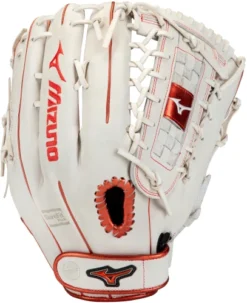 13 Inch Mizuno MVP Prime SE GMVP1300PSEF8-White/Red Women's Fastpitch Softball Glove