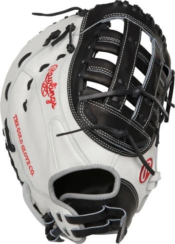 13 Inch Rawlings Heart Of The Hide PROFM19SB-17BW Women's Fastpitch Softball Firstbase Mitt 1 13 Inch Rawlings Heart Of The Hide PROFM19SB-17BW Women's Fastpitch Softball Firstbase Mitt