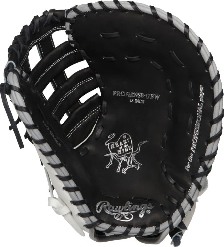 13 Inch Rawlings Heart Of The Hide PROFM19SB-17BW Women's Fastpitch Softball Firstbase Mitt 2 13 Inch Rawlings Heart Of The Hide PROFM19SB-17BW Women's Fastpitch Softball Firstbase Mitt - Image 2