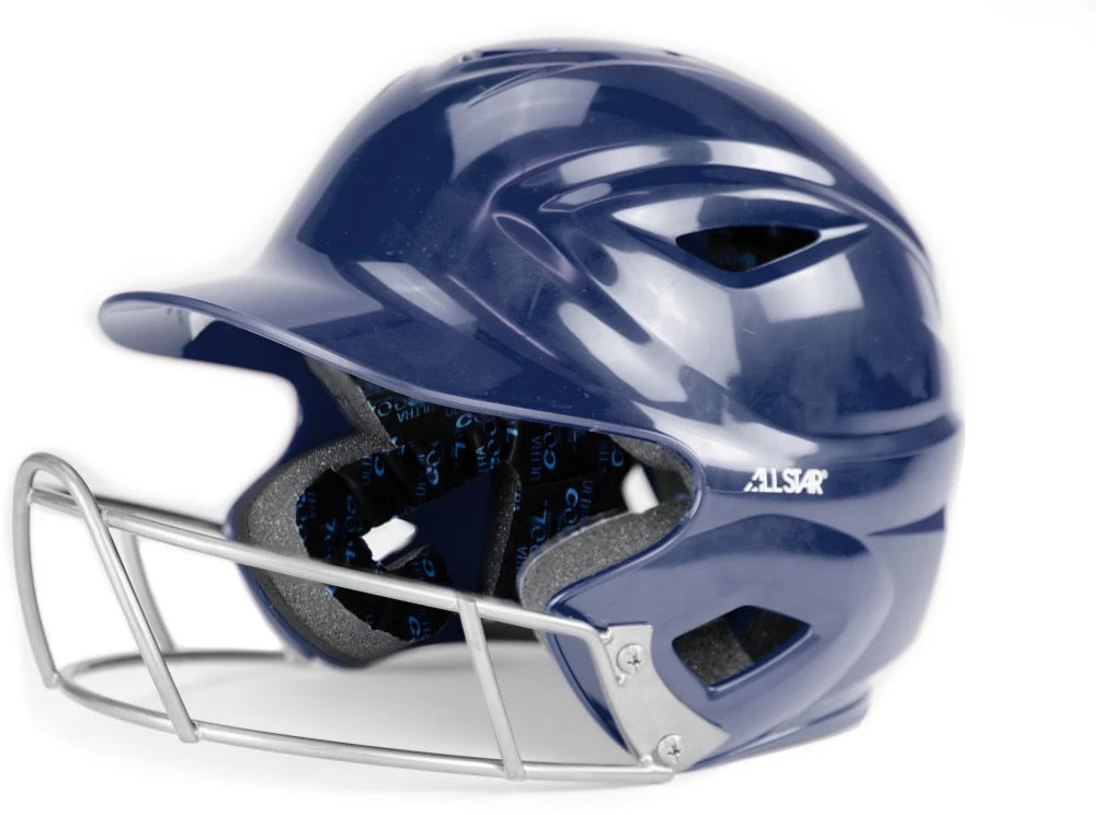 All-Star System 7 BH3010FGAFX Girl's Fastpitch Softball Batting Helmet W/ Facemask 2 All-Star System 7 BH3010FGAFX Girl's Fastpitch Softball Batting Helmet W/ Facemask - Image 2