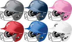 Easton Alpha A168528 T-Ball/Small Solid Batting Helmet W/ Baseball/Softball Facemask -Rawlings Baseball Sale easton alpha a168528 t ball small solid batting helmet w baseball softball facemask 13