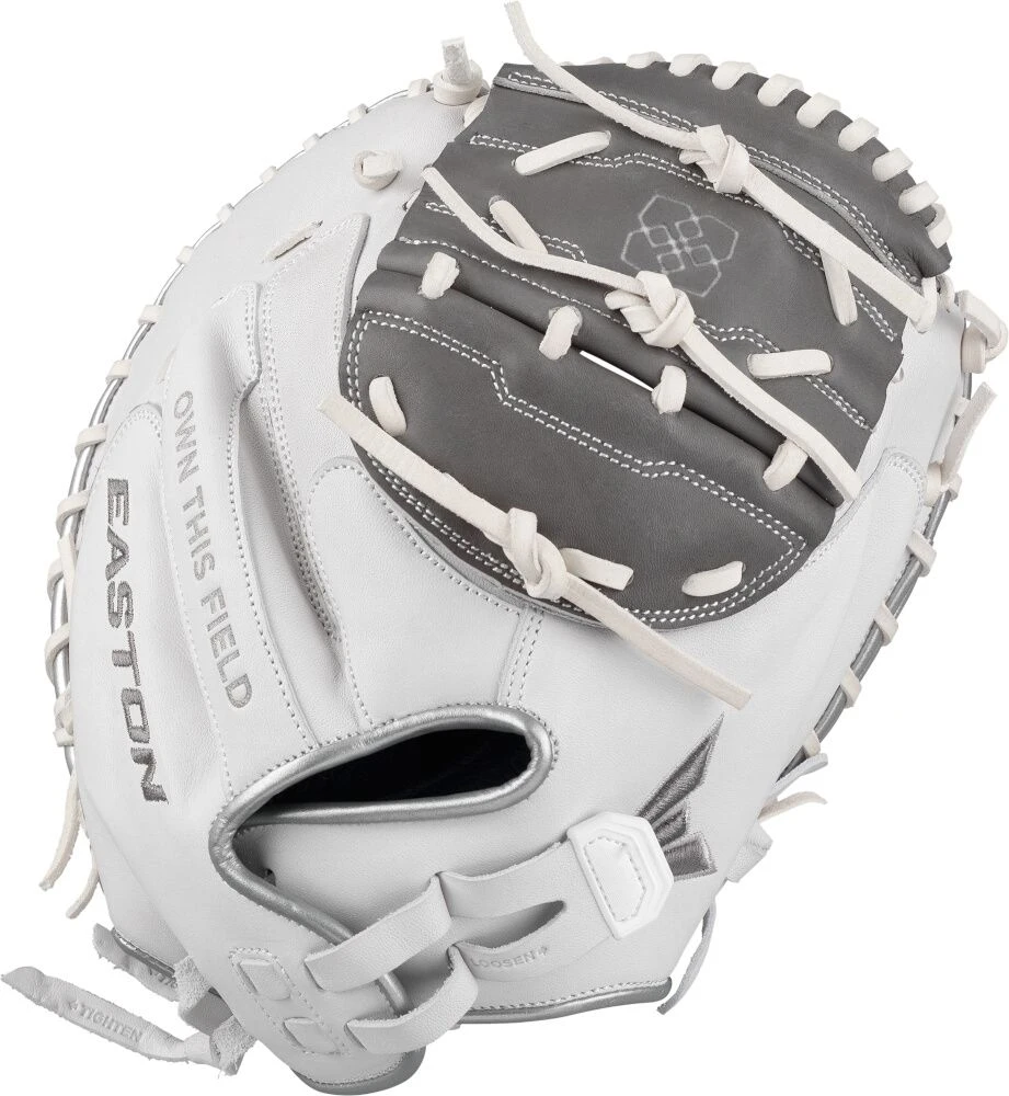 34 Inch Easton Professional Collection Signature Series Jen Schroeder's Fastpitch Softball Catcher Mitt RUDI-2020 1 34 Inch Easton Professional Collection Signature Series Jen Schroeder's Fastpitch Softball Catcher Mitt RUDI-2020
