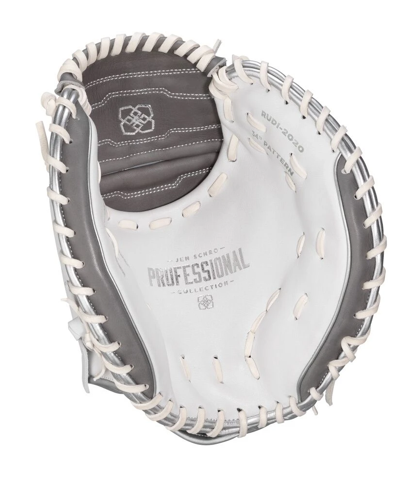 34 Inch Easton Professional Collection Signature Series Jen Schroeder's Fastpitch Softball Catcher Mitt RUDI-2020 2 34 Inch Easton Professional Collection Signature Series Jen Schroeder's Fastpitch Softball Catcher Mitt RUDI-2020 - Image 2