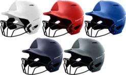 EvoShield XVT LUXE Fitted Batting Helmet W/ Softball Facemask WTV7230 -Rawlings Baseball Sale evoshield xvt luxe fitted batting helmet w softball facemask wtv7230 11