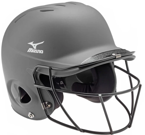 Mizuno Prospect MBH601 Youth Solid Batter's Helmet W/ Facemask 380343 3 Mizuno Prospect MBH601 Youth Solid Batter's Helmet W/ Facemask 380343 - Image 3