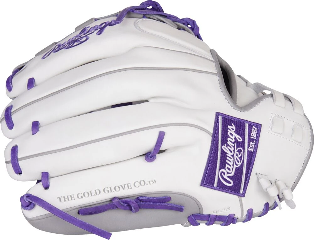 12.5 Inch Rawlings Liberty Advanced Color Series 4.0 Women's Fastpitch Softball Glove RLA125-18WPG 3 12.5 Inch Rawlings Liberty Advanced Color Series 4.0 Women's Fastpitch Softball Glove RLA125-18WPG - Image 3