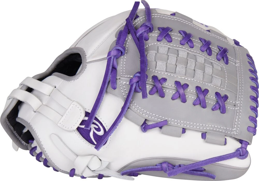 12.5 Inch Rawlings Liberty Advanced Color Series 4.0 Women's Fastpitch Softball Glove RLA125-18WPG 4 12.5 Inch Rawlings Liberty Advanced Color Series 4.0 Women's Fastpitch Softball Glove RLA125-18WPG - Image 4