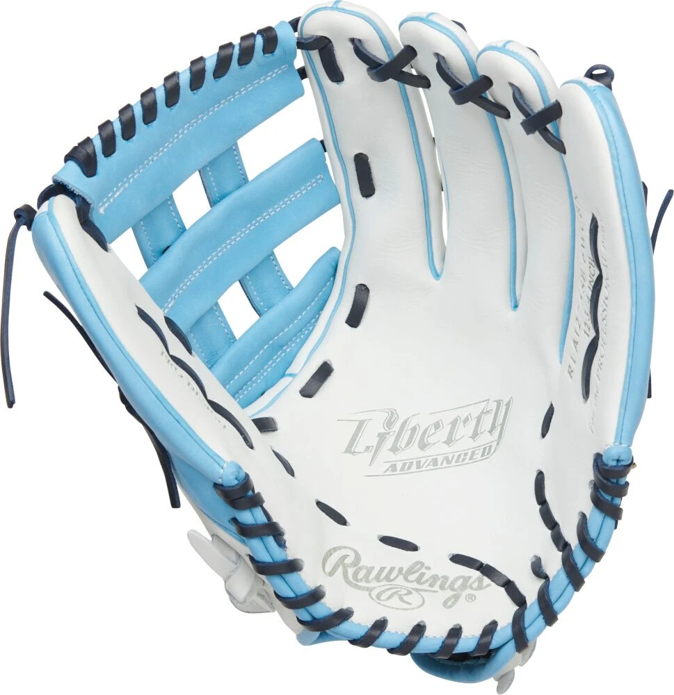 12.75 Inch Rawlings Liberty Advanced Color Series 4.0 Women's Fastpitch Softball Outfield Glove RLA1275SB-6WCBN 2 12.75 Inch Rawlings Liberty Advanced Color Series 4.0 Women's Fastpitch Softball Outfield Glove RLA1275SB-6WCBN - Image 2