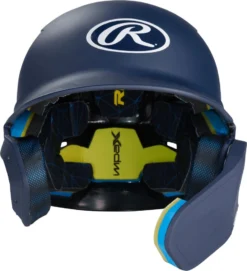 Rawlings MACH Adjust Senior Matte Baseball Batting Helmet W/ Adjustable Face Guard MA07S