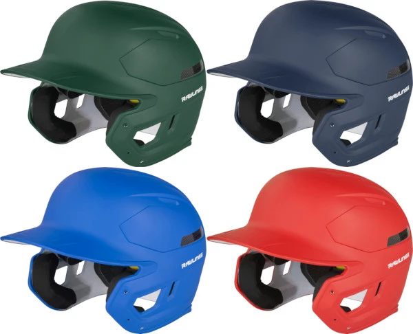 Rawlings Mach Carbon CAR07A Adult Matte Baseball Batting Helmet 5 Rawlings Mach Carbon CAR07A Adult Matte Baseball Batting Helmet - Image 5