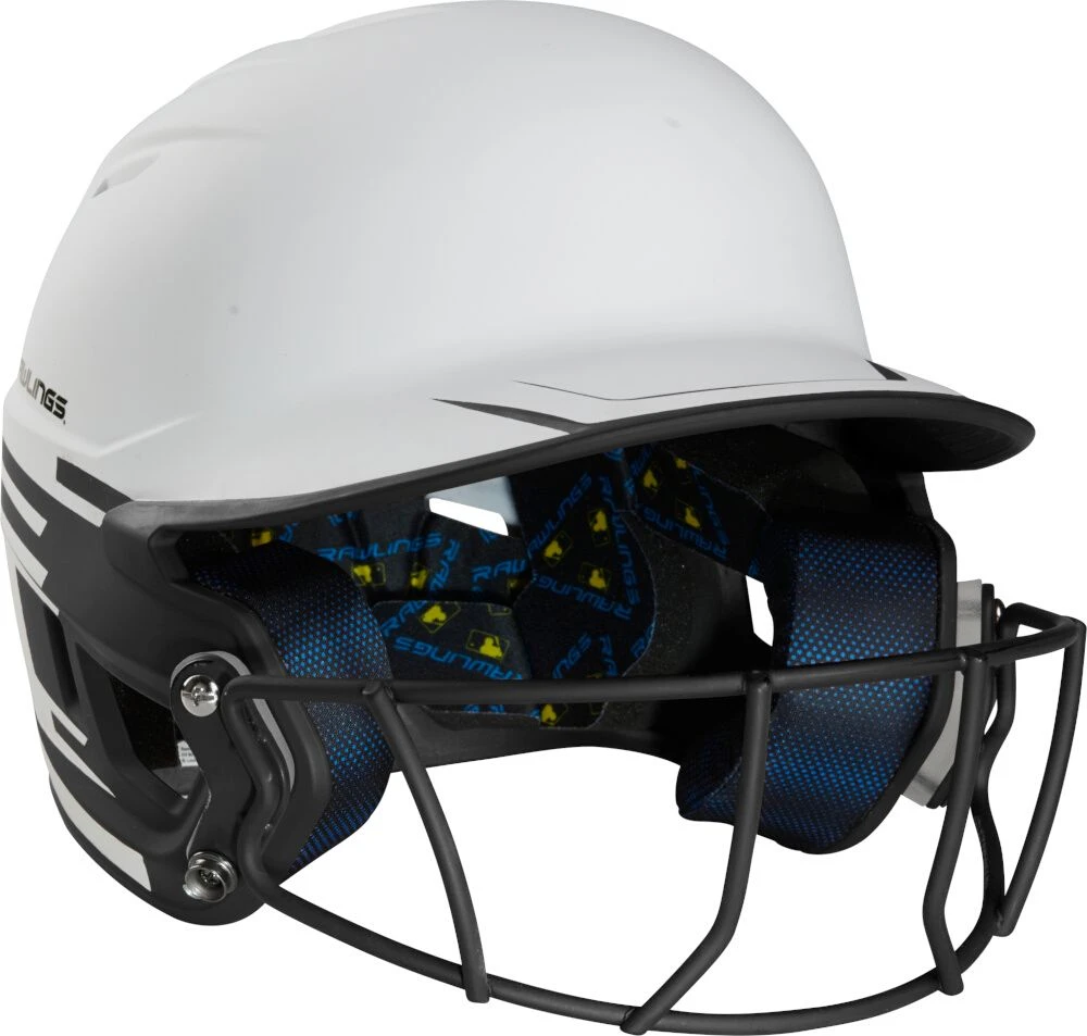 Rawlings MACH Ice Junior Fastpitch Softball Batting Helmet W/ Facemask MSB13J 1 Rawlings MACH Ice Junior Fastpitch Softball Batting Helmet W/ Facemask MSB13J