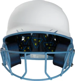 Rawlings MACH Ice Junior Fastpitch Softball Batting Helmet W/ Facemask MSB13J 13 Rawlings MACH Ice Junior Fastpitch Softball Batting Helmet W/ Facemask MSB13J -Rawlings Baseball Sale rawlings mach ice junior fastpitch softball batting helmet w facemask msb13j 32