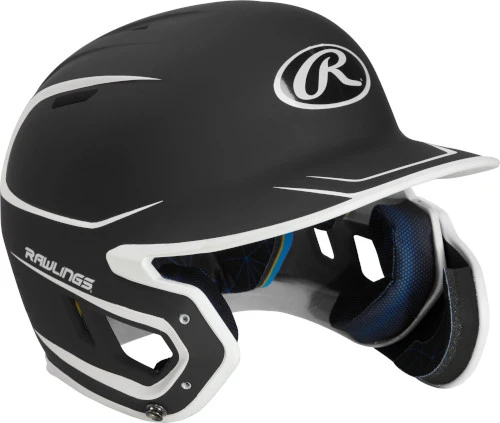 Rawlings Mach MACHEXT-TTJR Junior Two Tone Matte Batting Helmet W/ Extension 4 Rawlings Mach MACHEXT-TTJR Junior Two Tone Matte Batting Helmet W/ Extension - Image 4