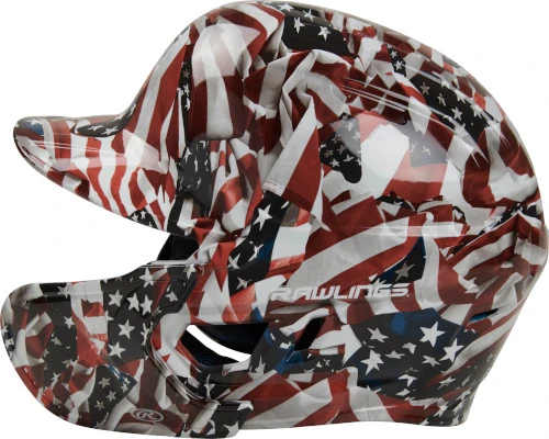 Rawlings Mach USA MACHEXT-USA-JR Junior Batting Helmet W/ Extension 4 Rawlings Mach USA MACHEXT-USA-JR Junior Batting Helmet W/ Extension - Image 4