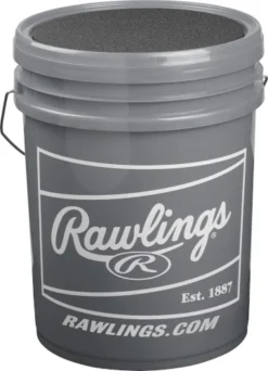 Rawlings R100-UP Ultimate Practice Combo R100-UP1BUCK24 Raised Seam High School Practice Baseball W/ Bucket