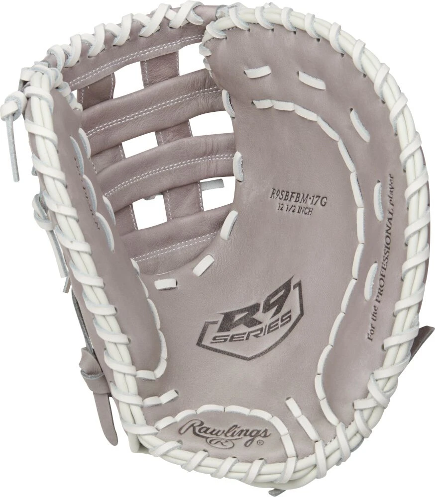 12.5 Inch Rawlings R9 Women's Fastpitch Softball Firstbase Mitt R9SBFBM-17G 2 12.5 Inch Rawlings R9 Women's Fastpitch Softball Firstbase Mitt R9SBFBM-17G - Image 2