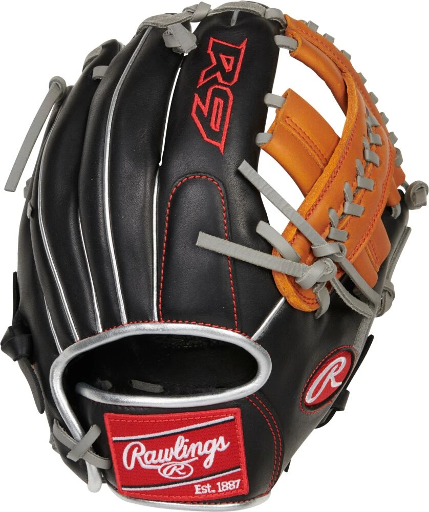 11 Inch Rawlings R9 Contour Youth Infield Baseball Glove R9110U-19BT 1 11 Inch Rawlings R9 Contour Youth Infield Baseball Glove R9110U-19BT