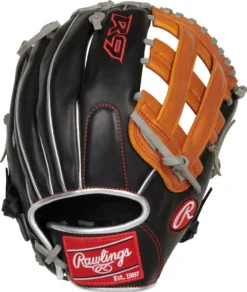 12 Inch Rawlings R9 Contour Youth Baseball Glove R9120U-6BT