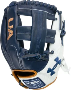 Under Armour Genuine Pro 2.0 11.75 Inch Navy/White/Caramel Adult Infield Baseball Glove UAFGGP2-1175SP