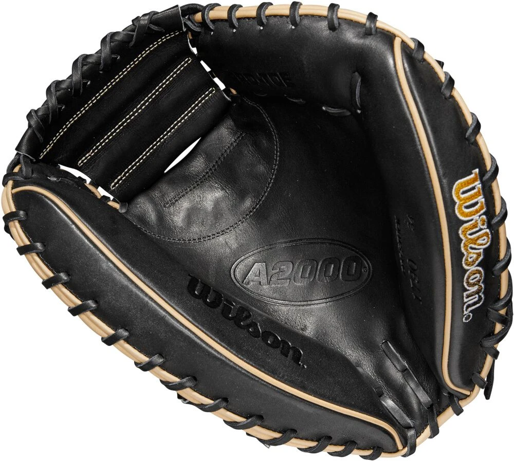 34 Inch Wilson A2000 SuperSkin Adult Catcher's Baseball Mitt WBW10097834 2 34 Inch Wilson A2000 SuperSkin Adult Catcher's Baseball Mitt WBW10097834 - Image 2