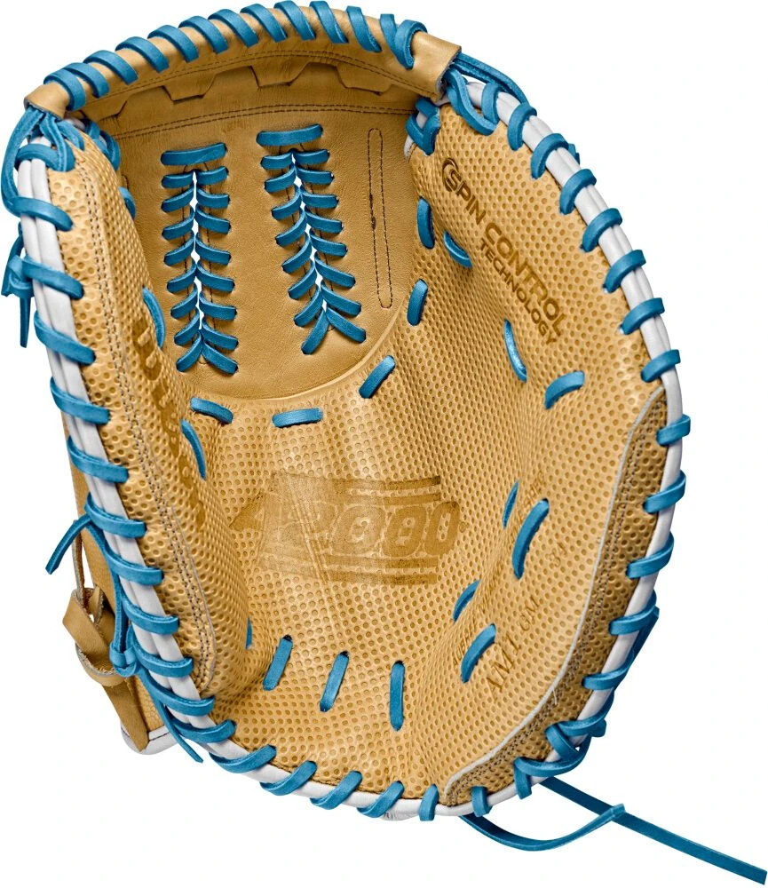 34 Inch Wilson A2000 SuperSkin Aubree Munro Game Model Women's Fastpitch Softball Catcher Mitt WBW10043634 2 34 Inch Wilson A2000 SuperSkin Aubree Munro Game Model Women's Fastpitch Softball Catcher Mitt WBW10043634 - Image 2